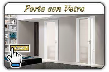 Porte interne con vetro La Spezia Finestre - Satinati antinfortunistici